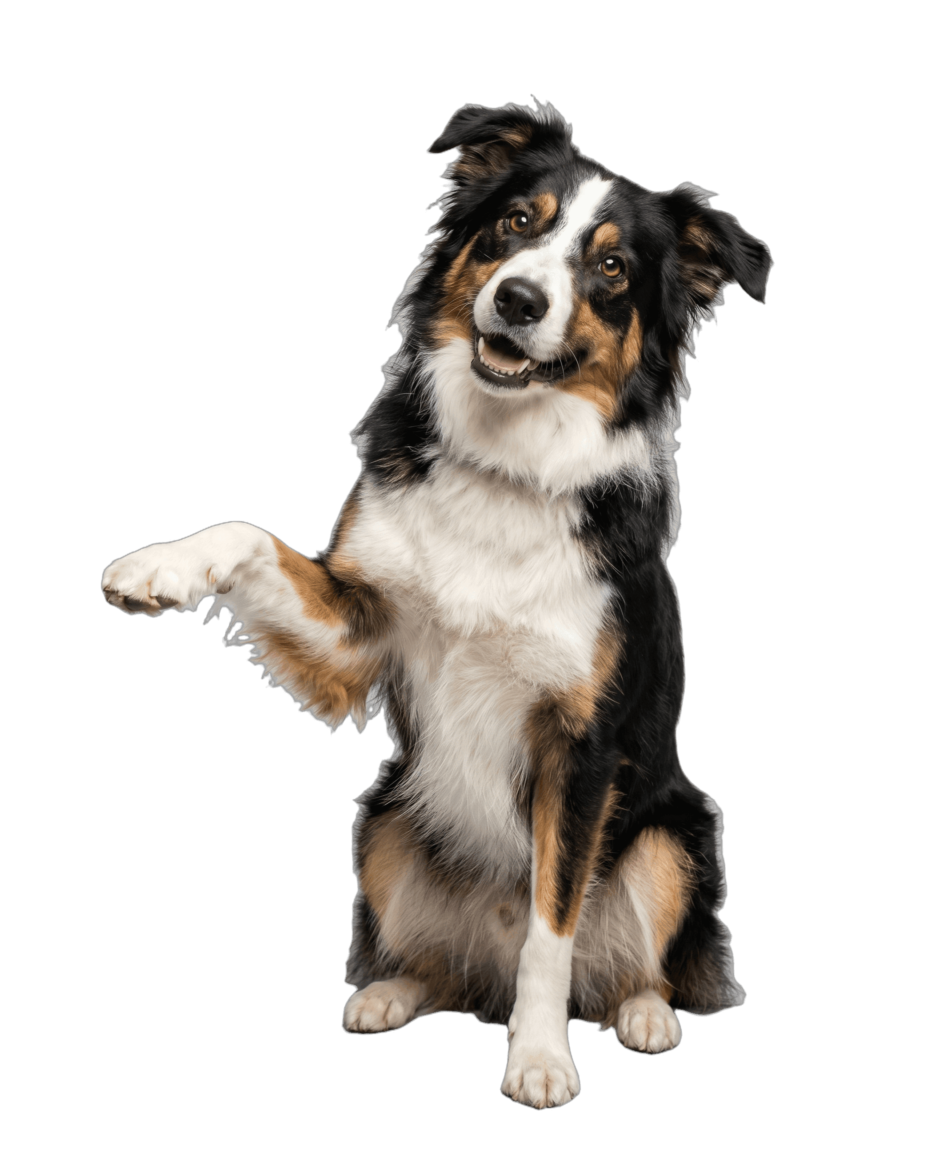 zauberstäbchen: junger hund im happs-fang-moment