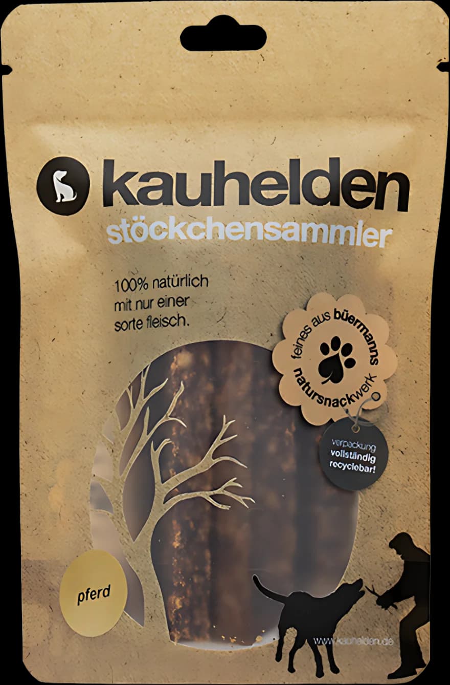 stöckchensammler: pferd
